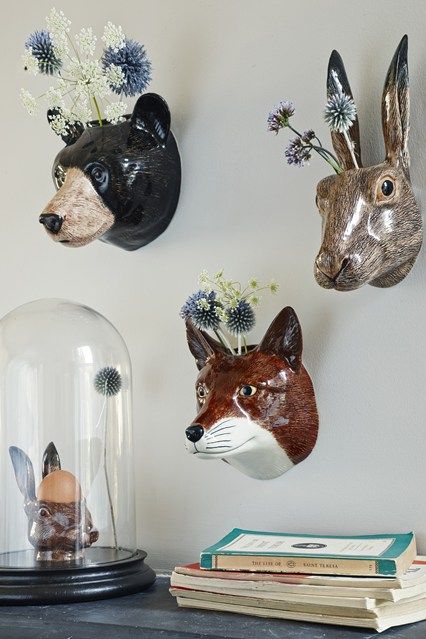creative-wall-inspiration-animal-heads