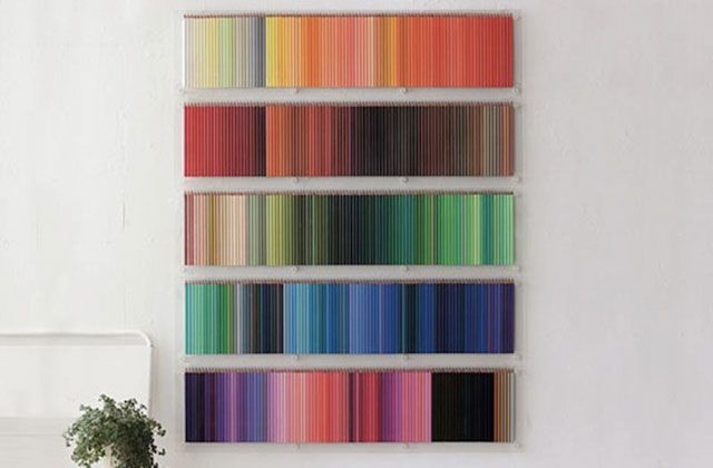 creative-wall-inspiration-colored-pencil-displays