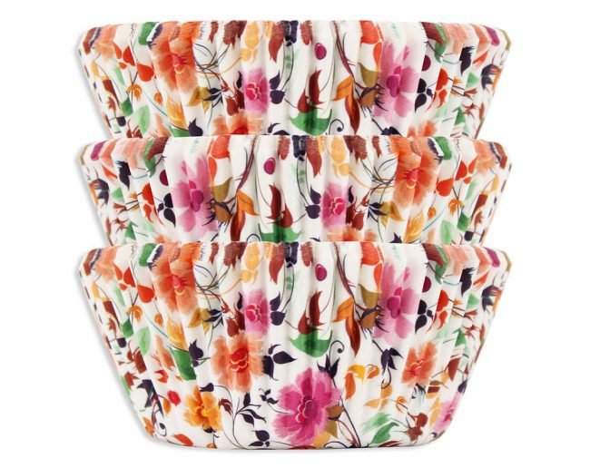 Wildflower baking cups by LayerCakeShop