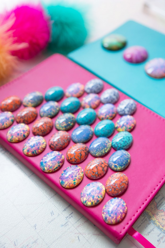 How to: Bejeweled Notebook DIY
