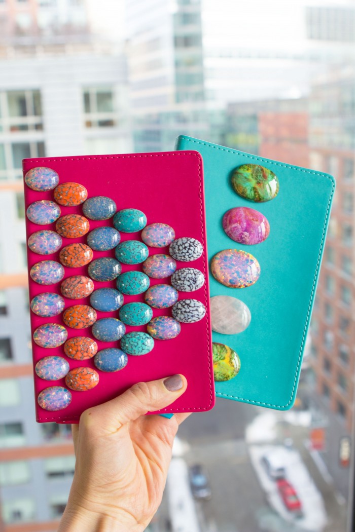 How to: Bejeweled Notebook DIY