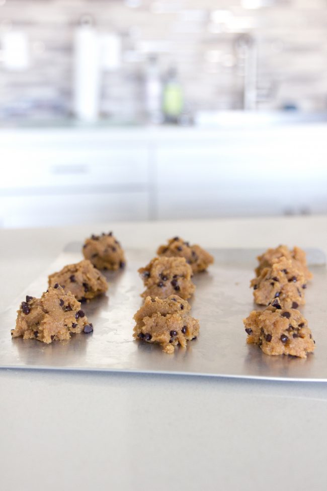 Healthy Clean Peanut Butter Chocolate Chip Cookie Recipe