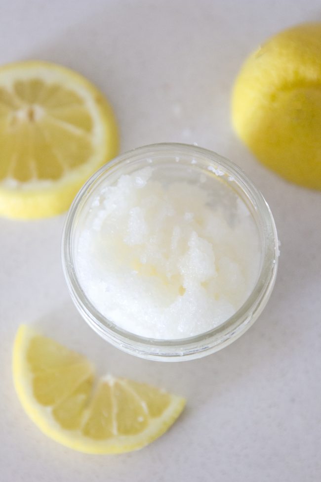 How to: DIY Lemon Exfoliating Salt Body Scrub