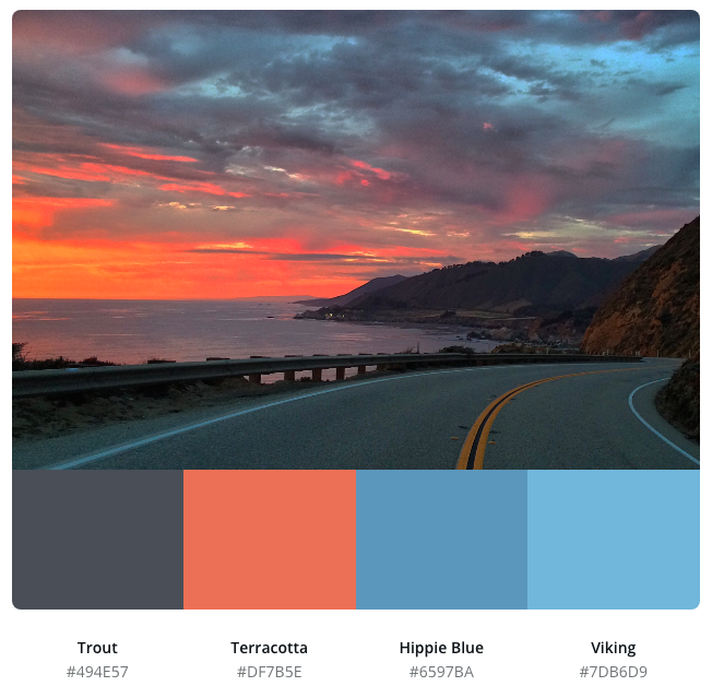 photo example for color palette generator