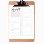 Free Monthly Planner Printable