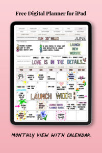 free_digital_planner_for_ipad_monthly_calender_view_details.2 free digital planner for ipad