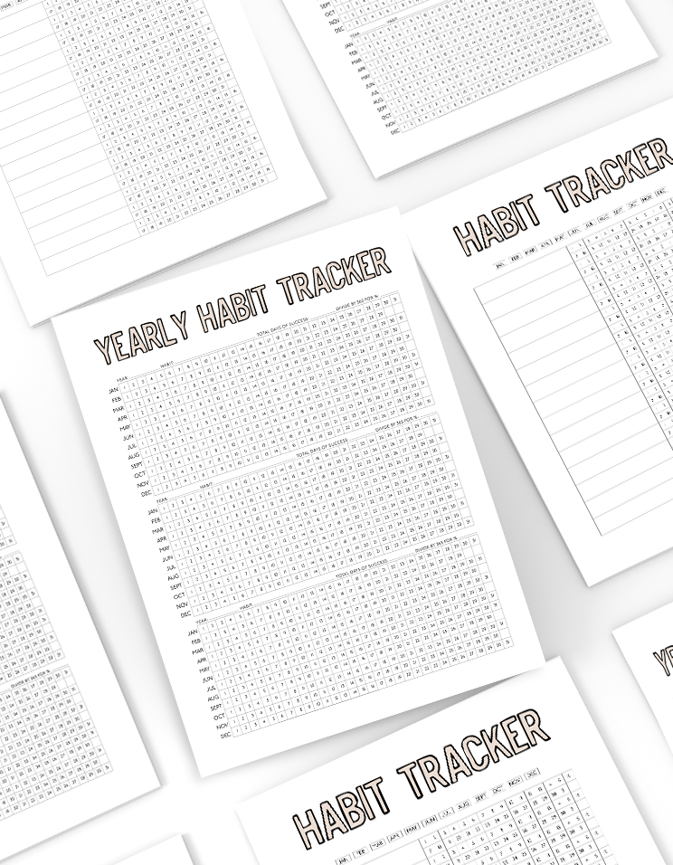 Free habit tracker printable